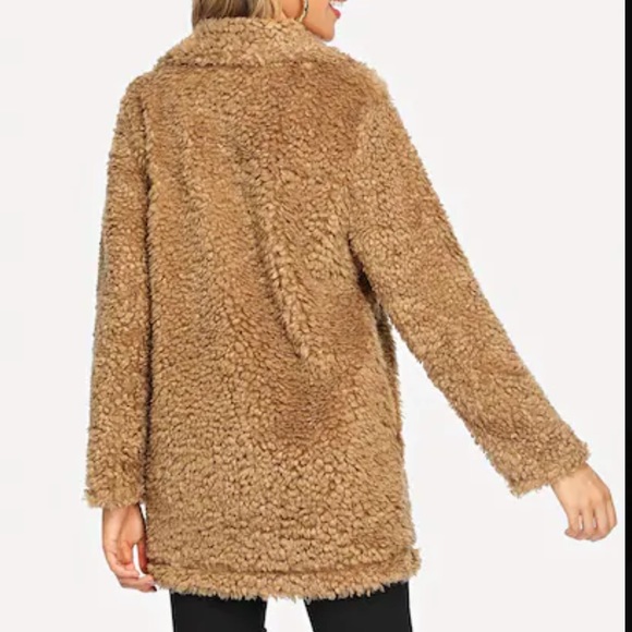 LAST ONE FINAL CHANCE Button Up Teddy Coat - Picture 2 of 5